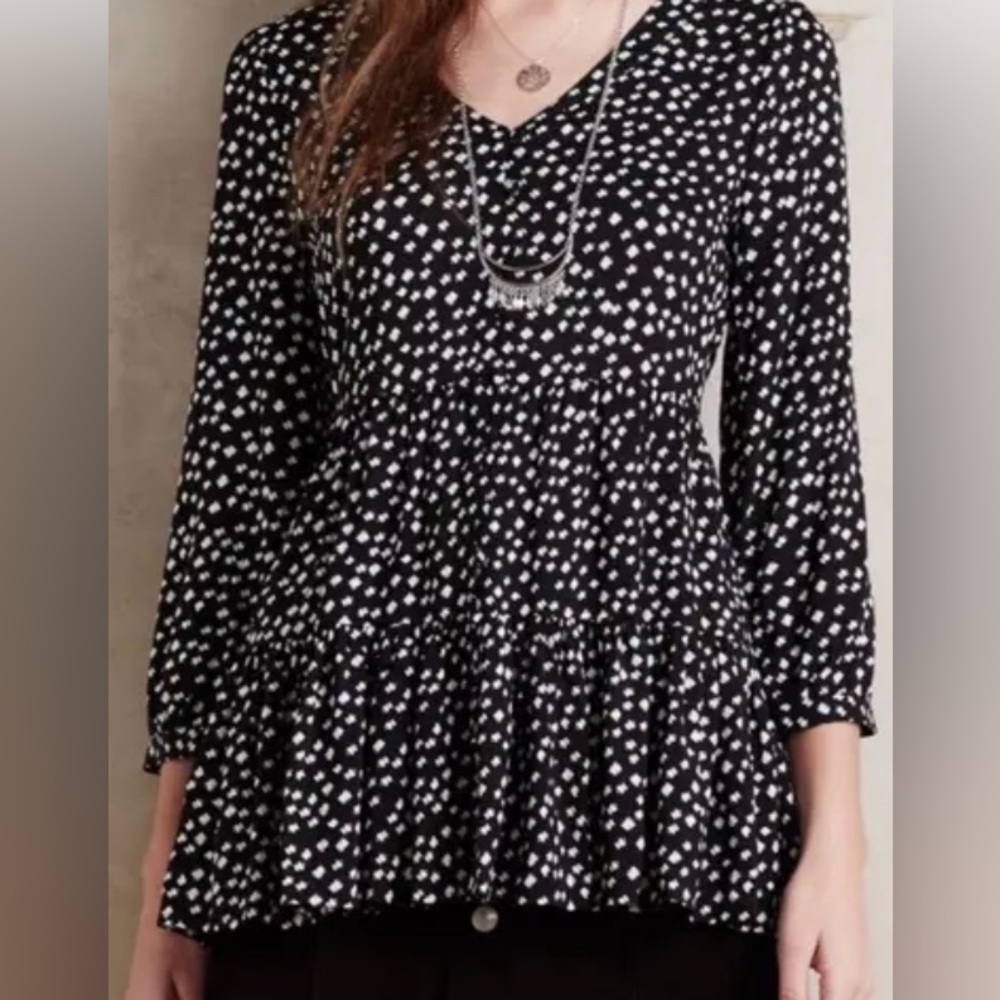Anthro Maeve. NWOT. Perfect peplum. Flowing fun for work or play